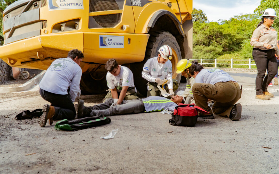 SIMULACRO DE TERREMOTO EN LA CANTERA